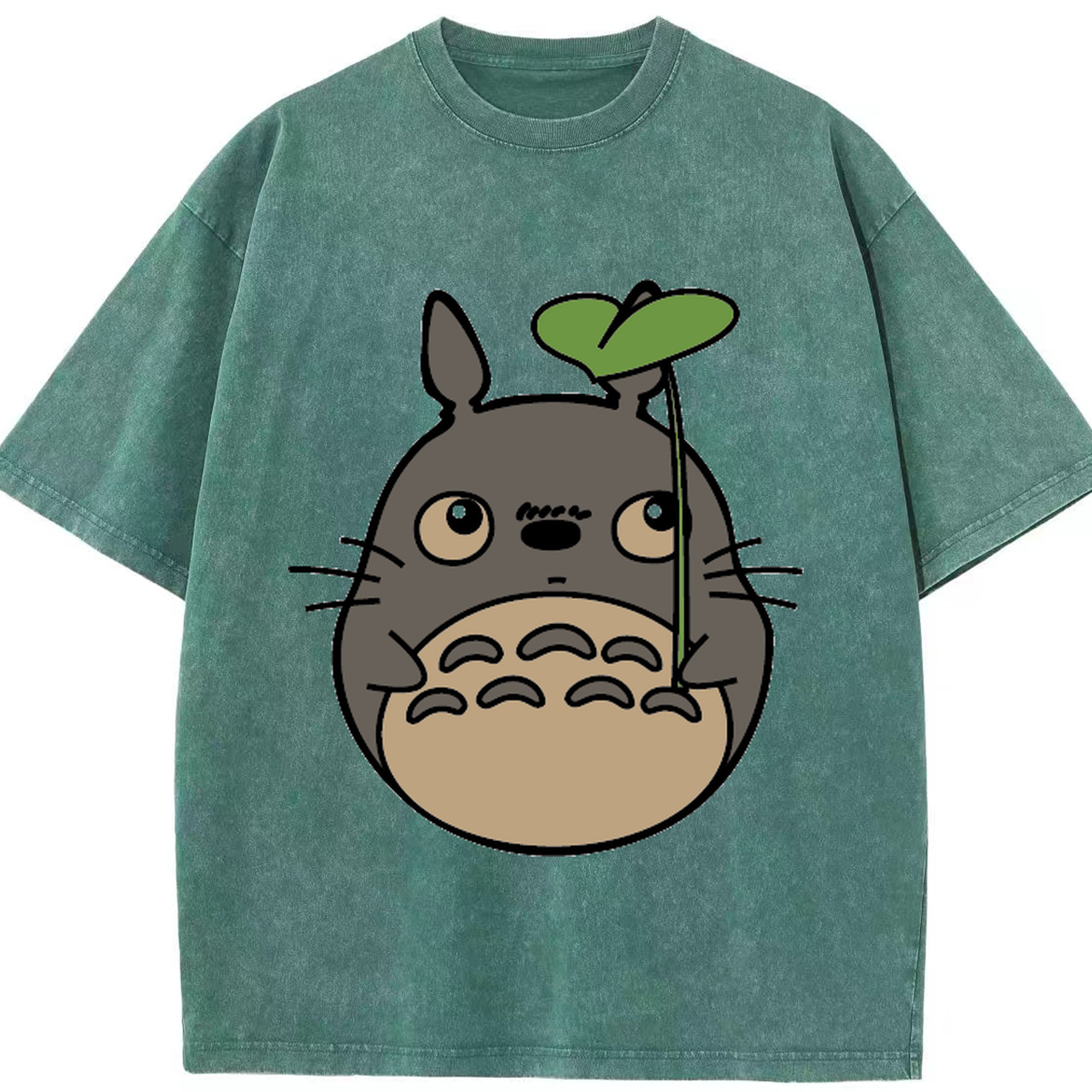 （画像用） となりのトトロ 草壁メイ 草壁サツキ My Neighbor Totoro Satsuki Kusakabe Mei Kusakabe 綿100% ヴィンテージ風 半袖Tシャツ（フロントプリント）